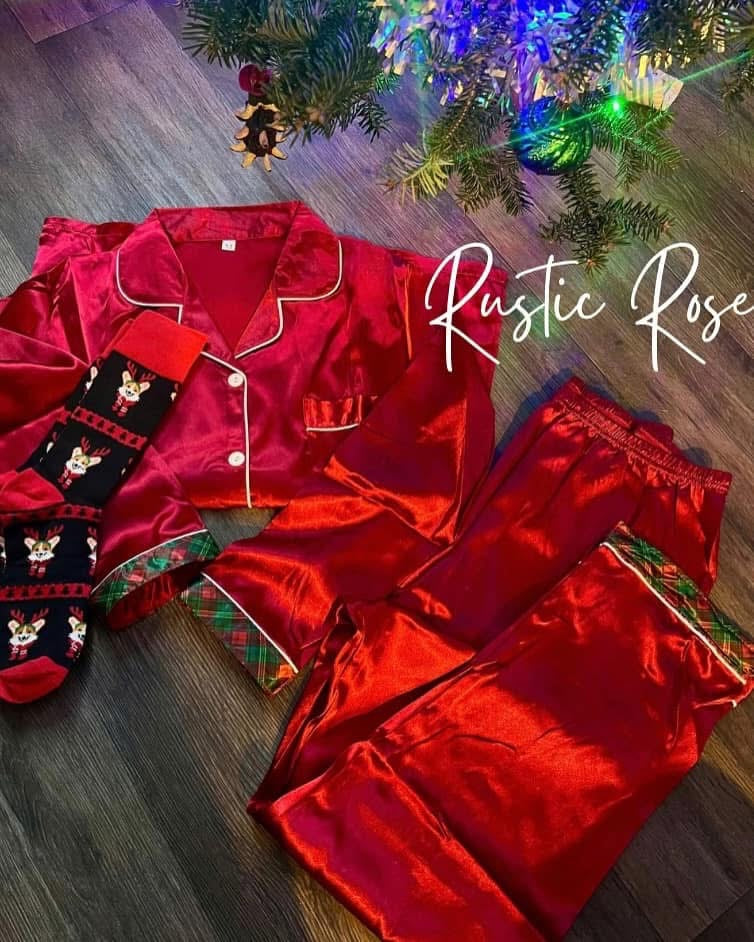 Pajama Set-Red