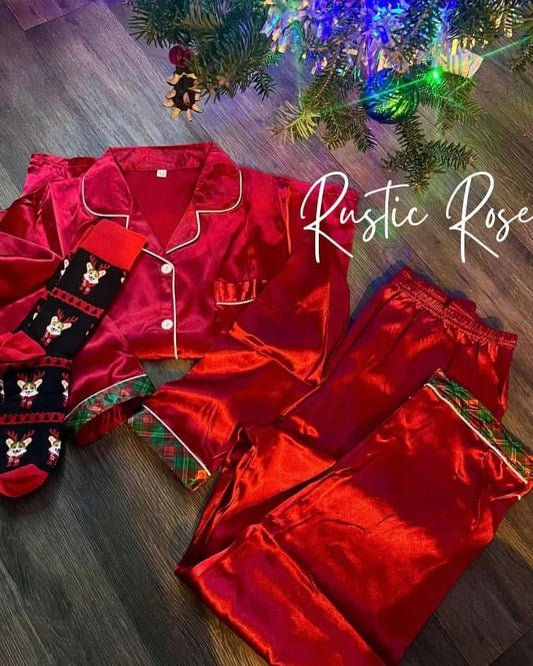 Pajama Set-Red