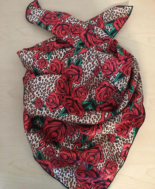 Cheetah with Roses PRE-ORDER
